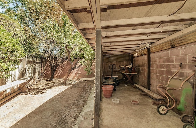 view of patio