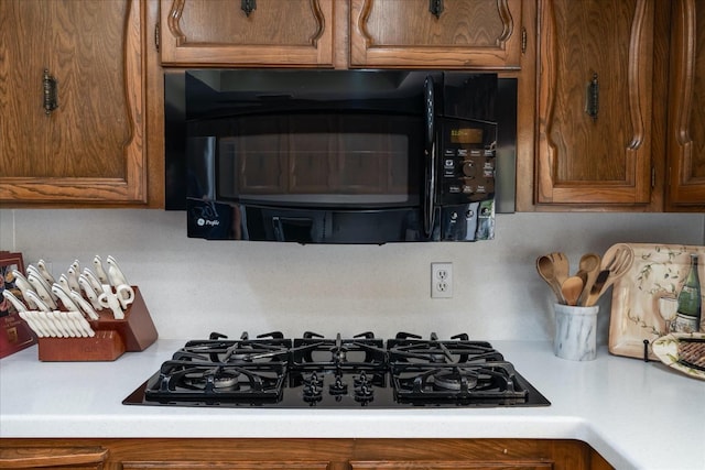 details featuring black appliances