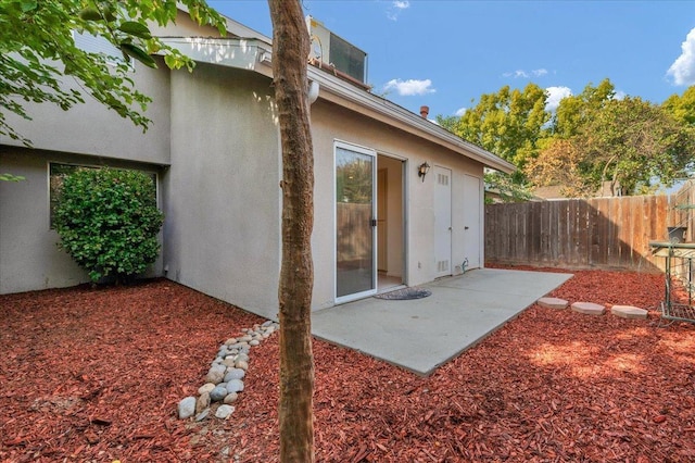 exterior space with a patio