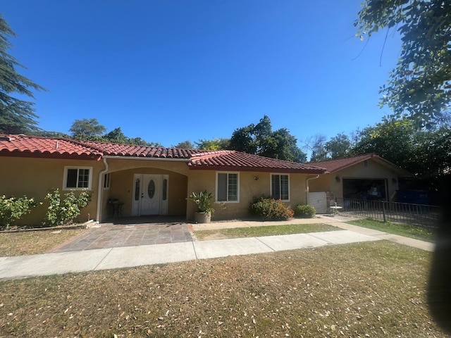 view of front of home