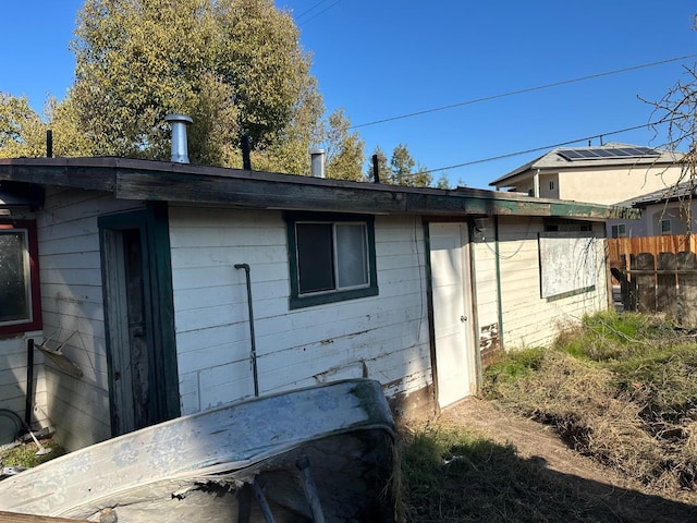 view of outbuilding