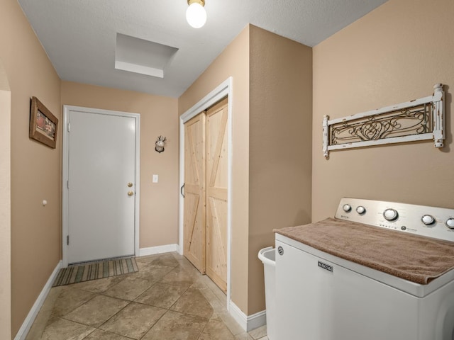 28899 Limestone Way, Coarsegold, CA 93614 - clothes washing area with washer / dryer and baseboards