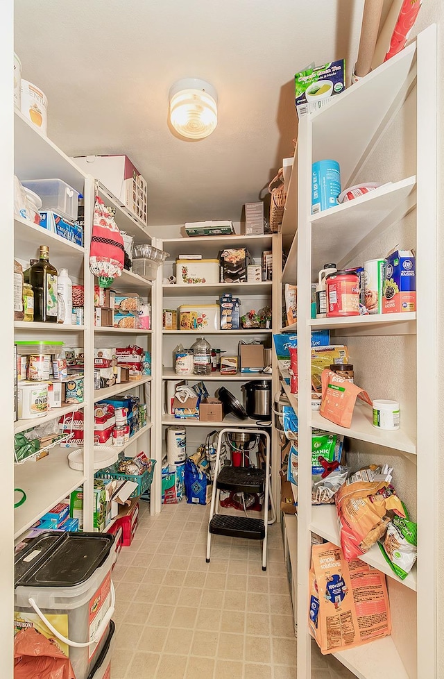 view of pantry