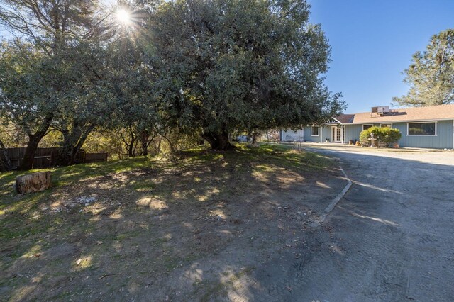 view of front of property with fence