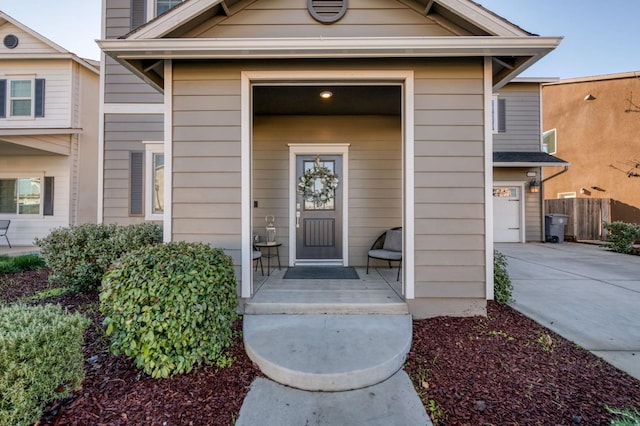 view of entrance to property