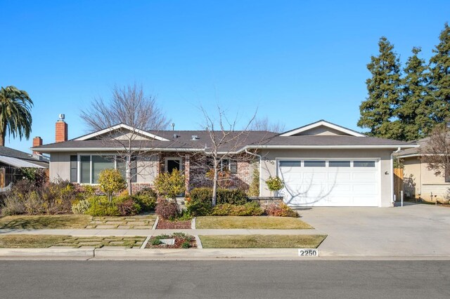 ranch-style house with a garage