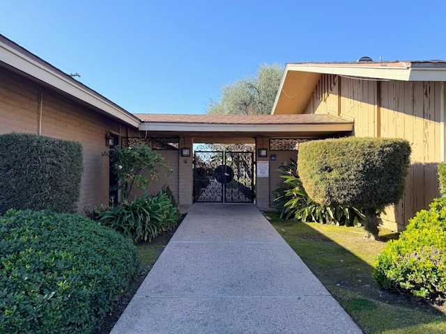 view of property entrance