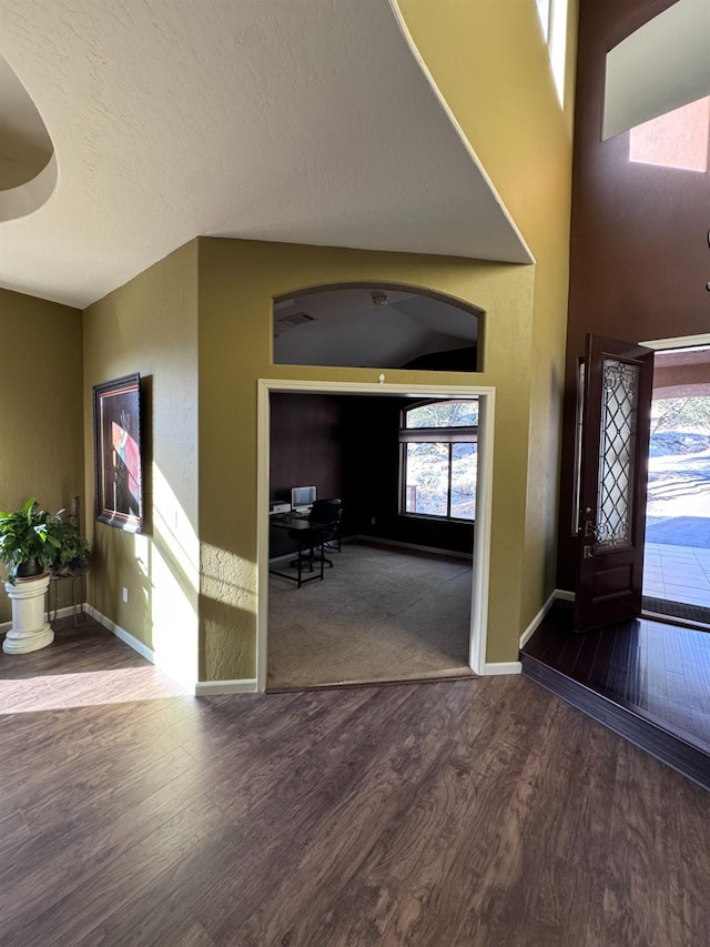 entryway featuring hardwood / wood-style floors