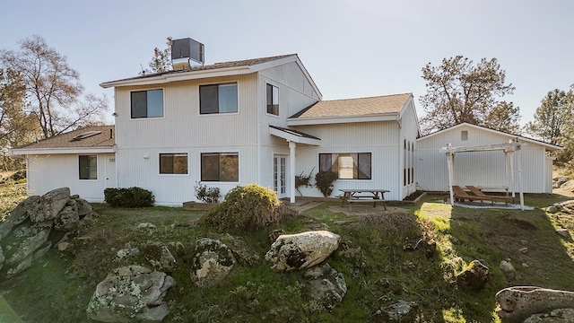 back of house featuring a patio