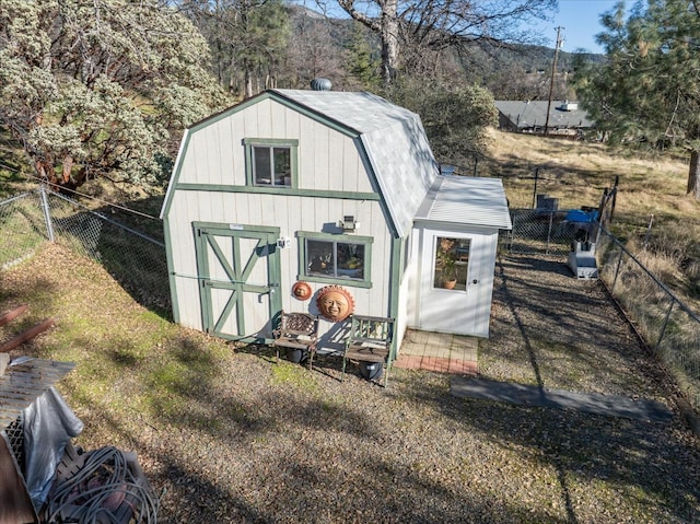 view of outbuilding