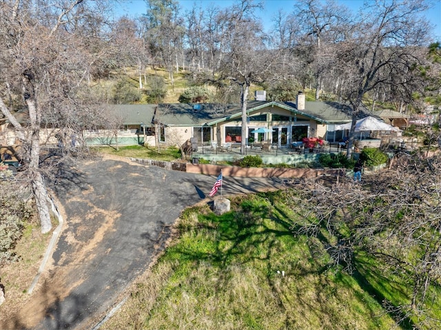 view of rear view of property