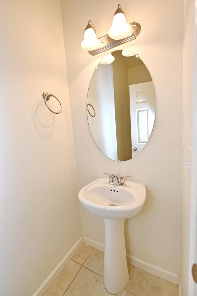 bathroom featuring tile patterned floors