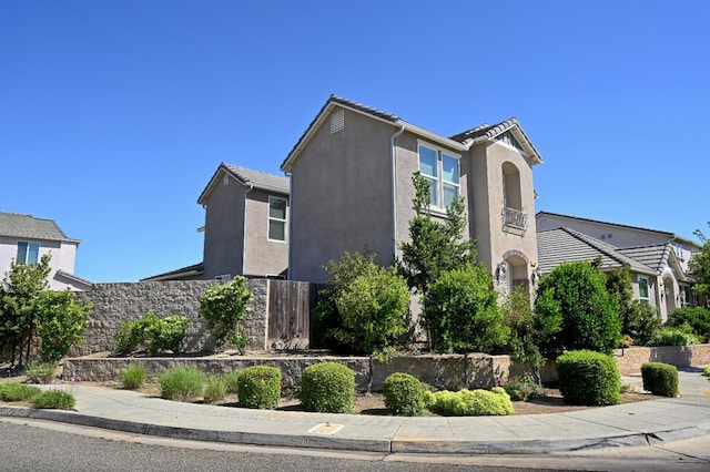 view of side of property