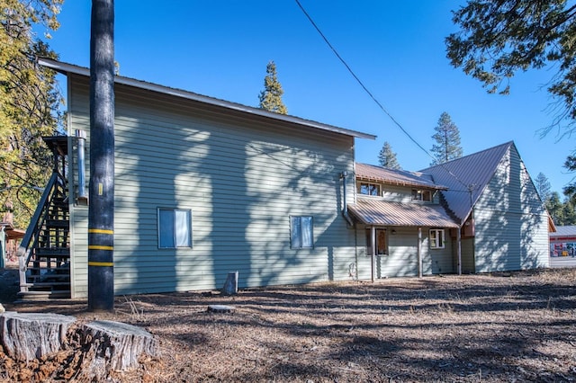 view of rear view of property