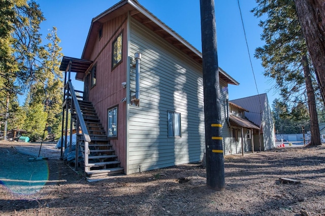 view of side of property