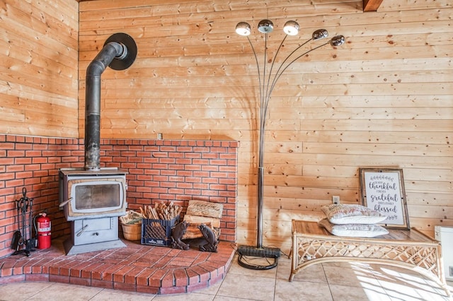 interior space featuring tile patterned floors