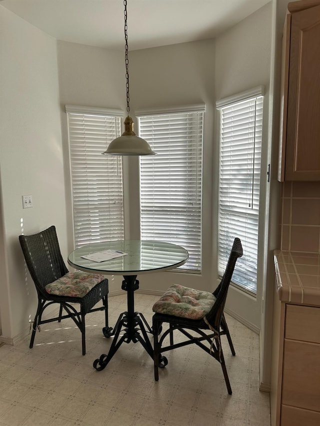 view of dining area