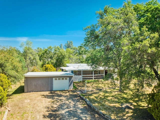 view of outbuilding