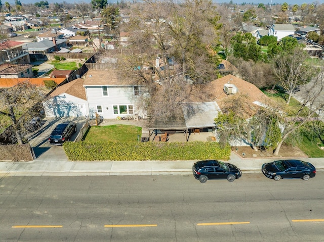 birds eye view of property featuring a residential view