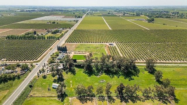 drone / aerial view featuring a rural view