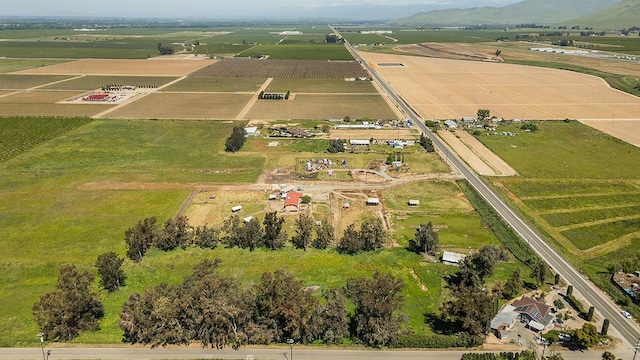 aerial view featuring a rural view