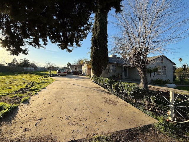 view of road