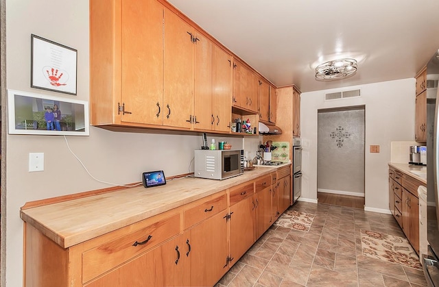 kitchen with stainless steel appliances