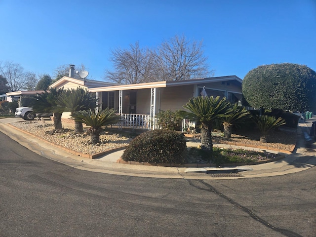 view of front of home