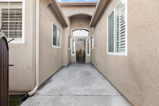 view of property entrance