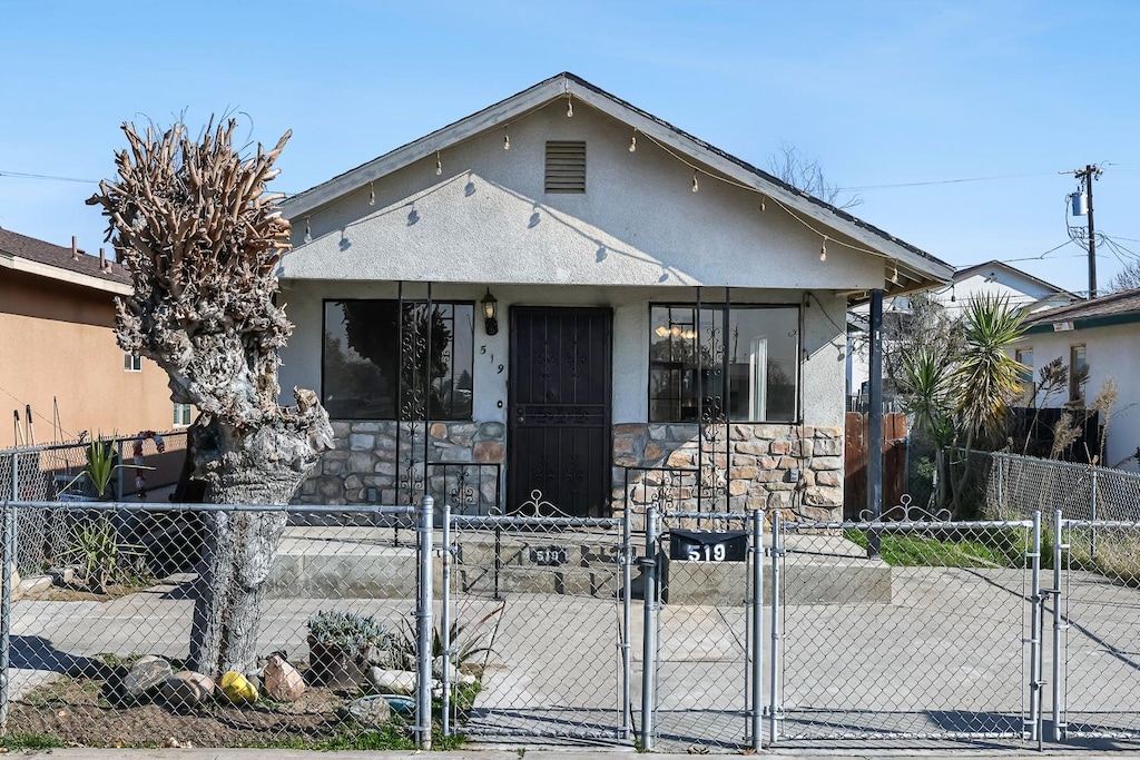 view of bungalow-style house