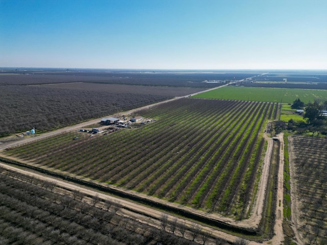 bird's eye view with a rural view