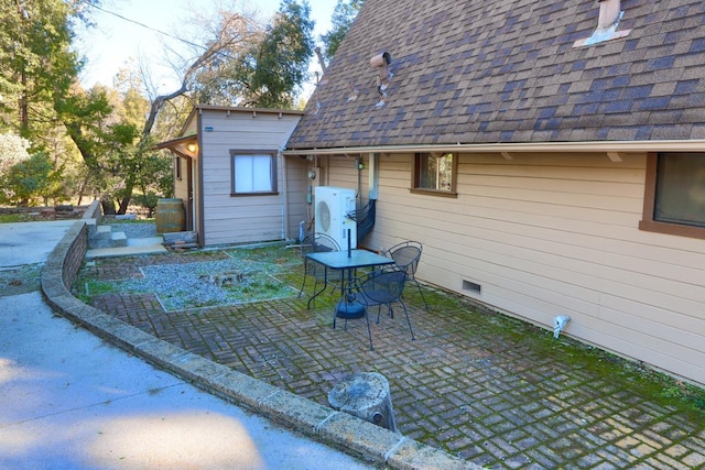 view of patio with ac unit