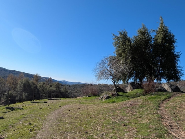 view of mountain feature