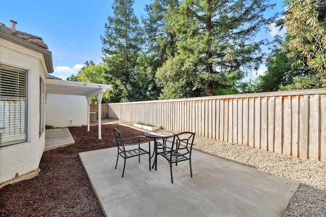 view of patio