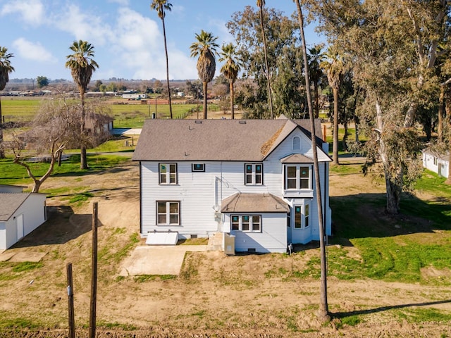 view of rear view of property