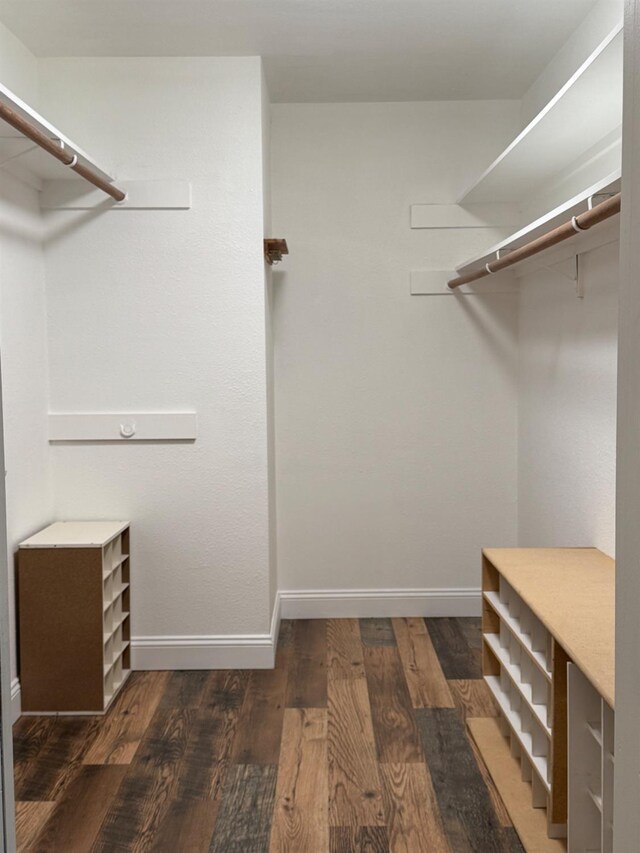1590 W Escalon, Fresno, CA 93711 - spacious closet with dark wood finished floors