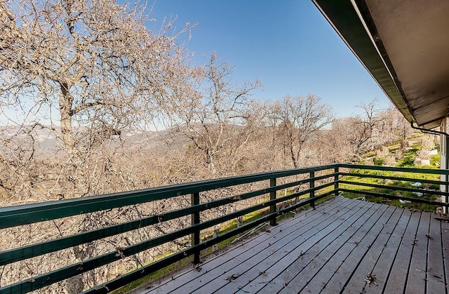 view of deck