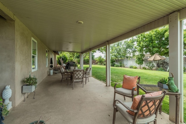 view of patio