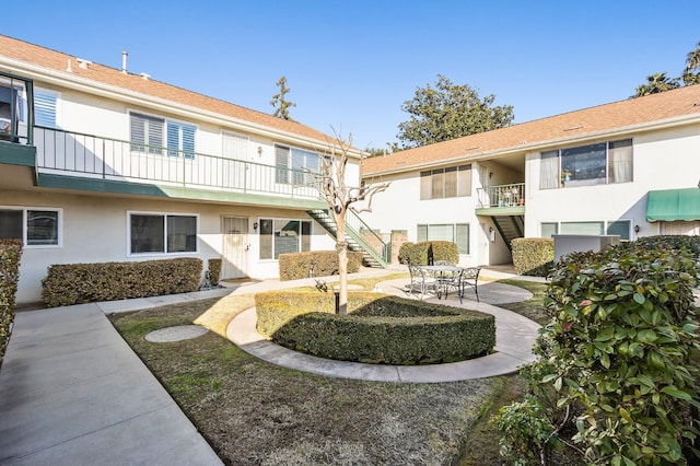 view of community featuring a patio area