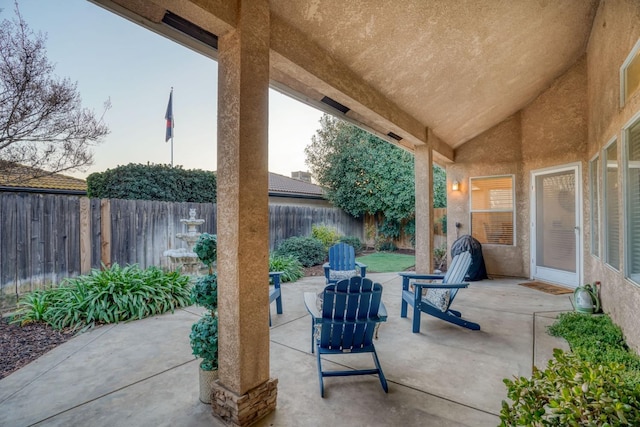 view of patio