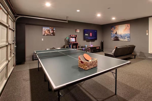 view of game room