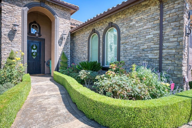 view of entrance to property