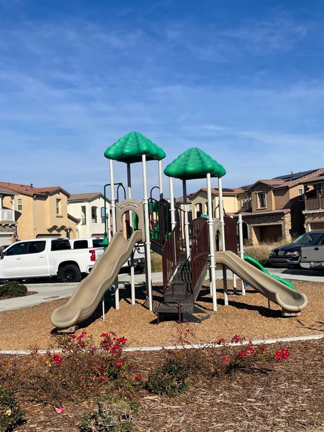 view of jungle gym