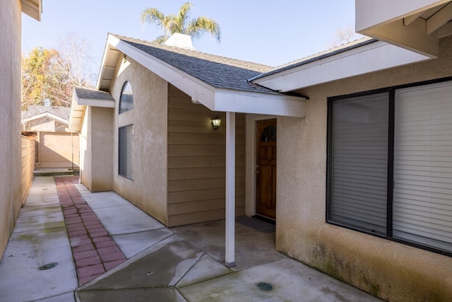 exterior space with a patio area