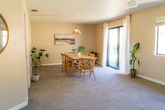 42959 Ranger Circle Ct, Coarsegold, CA 93614 - dining space featuring carpet flooring and baseboards