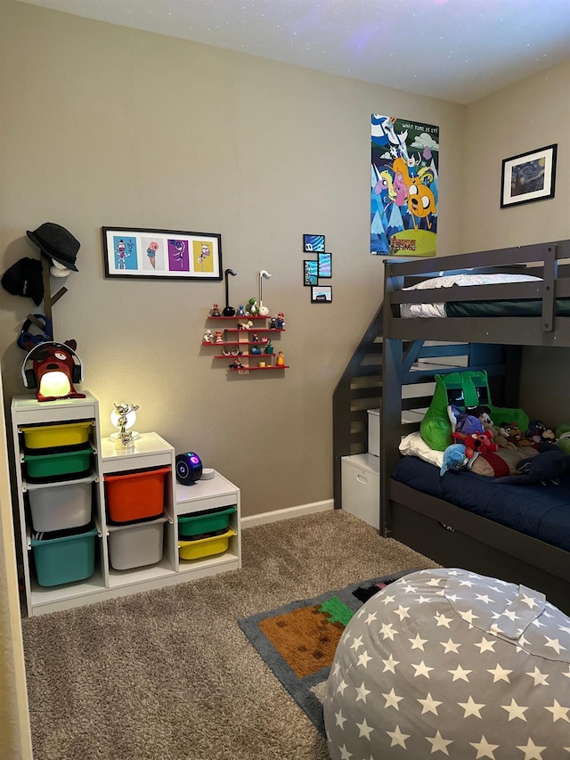 bedroom with carpet flooring