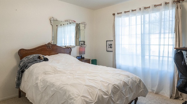 bedroom featuring carpet floors