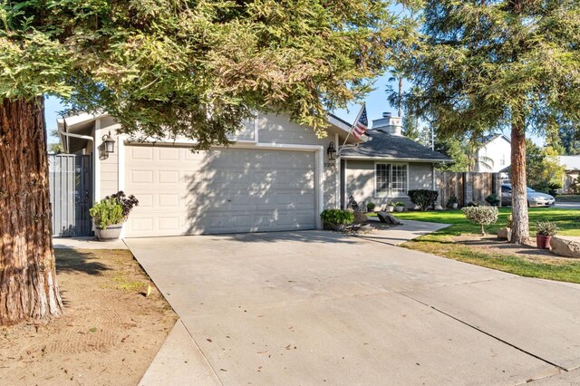 ranch-style house with a garage