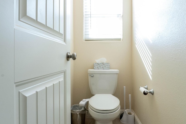 bathroom with toilet