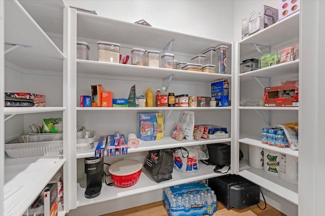 view of pantry